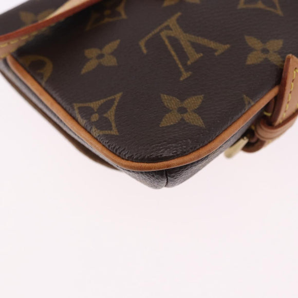 LOUIS VUITTON Monogram Pochette Marrell Waist bag M51159 LV Auth 203156V