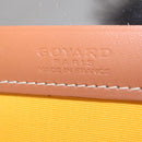 GOYARD Herringbone Vanity Muse Hand Bag PVC 2way Black Silver Auth 203159SM-23