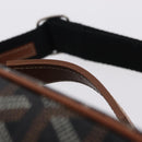 GOYARD Herringbone Vanity Muse Hand Bag PVC 2way Black Silver Auth 203159SM-8