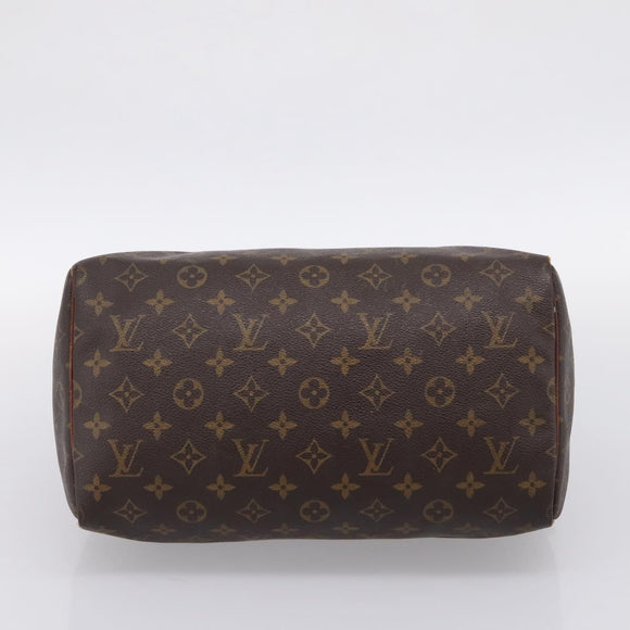 LOUIS VUITTON Monogram Speedy 30 Hand Bag M41526 LV Auth 203162