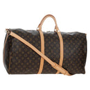 LOUIS VUITTON Monogram Keepall Bandouliere 60 Boston Bag M41412 LV Auth 203164V-1