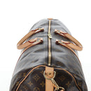 LOUIS VUITTON Monogram Keepall Bandouliere 60 Boston Bag M41412 LV Auth 203164V-14