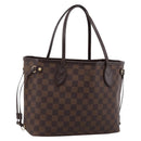 LOUIS VUITTON Damier Ebene Neverfull PM Tote Bag N51109 LV Auth 203167A-1