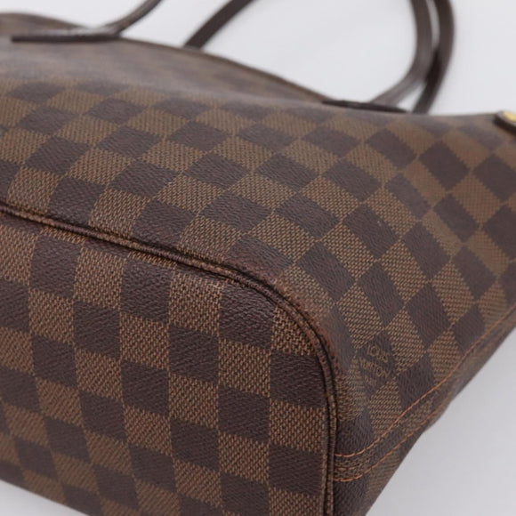 LOUIS VUITTON Damier Ebene Neverfull PM Tote Bag N51109 LV Auth 203167A