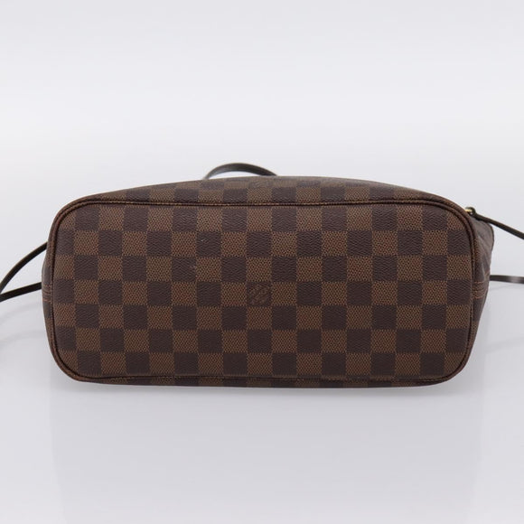 LOUIS VUITTON Damier Ebene Neverfull PM Tote Bag N51109 LV Auth 203167A
