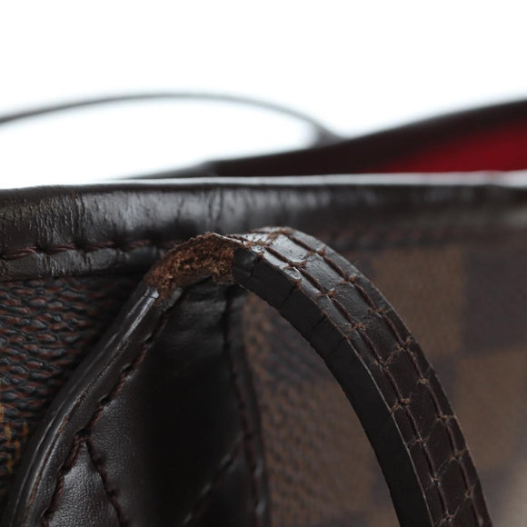 LOUIS VUITTON Damier Ebene Neverfull PM Tote Bag N51109 LV Auth 203167A