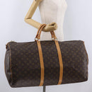 LOUIS VUITTON Monogram Keepall Bandouliere 60 Boston Bag M41412 LV Auth 203169-25
