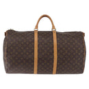 LOUIS VUITTON Monogram Keepall Bandouliere 60 Boston Bag M41412 LV Auth 203169-13