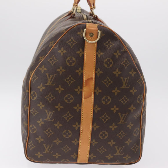 LOUIS VUITTON Monogram Keepall Bandouliere 60 Boston Bag M41412 LV Auth 203169