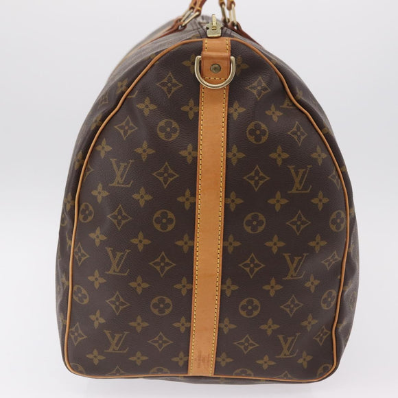 LOUIS VUITTON Monogram Keepall Bandouliere 60 Boston Bag M41412 LV Auth 203169