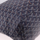 GOYARD Herringbone Saint Louis PM Tote Bag PVC Navy Auth 203171A-15