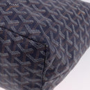GOYARD Herringbone Saint Louis PM Tote Bag PVC Navy Auth 203171A-16