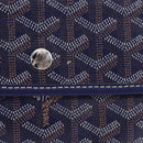 GOYARD Herringbone Saint Louis PM Tote Bag PVC Navy Auth 203171A-19