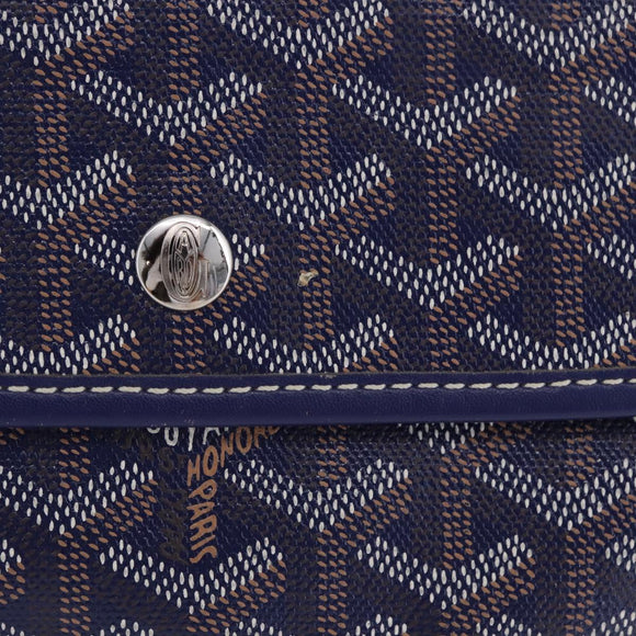 GOYARD Herringbone Saint Louis PM Tote Bag PVC Navy Auth 203171A