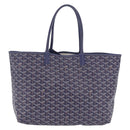 GOYARD Herringbone Saint Louis PM Tote Bag PVC Navy Auth 203171A-2