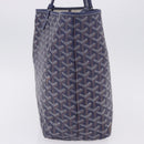 GOYARD Herringbone Saint Louis PM Tote Bag PVC Navy Auth 203171A-3
