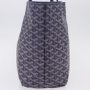 GOYARD Herringbone Saint Louis PM Tote Bag PVC Navy Auth 203171A-4