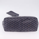 GOYARD Herringbone Saint Louis PM Tote Bag PVC Navy Auth 203171A-5