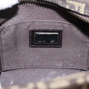 FENDI Zucchino Canvas Hand Bag Brown Auth 203176-15