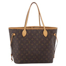 LOUIS VUITTON Monogram Neverfull MM Tote Bag M40156 LV Auth 203178V-2