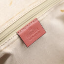 GUCCI Diamante Hand Bag Canvas 2way Beige Gold 223974 Auth 203180-18