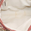 GUCCI Diamante Hand Bag Canvas 2way Beige Gold 223974 Auth 203180-19