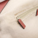GUCCI Diamante Hand Bag Canvas 2way Beige Gold 223974 Auth 203180-23