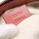 GUCCI Diamante Hand Bag Canvas 2way Beige Gold 223974 Auth 203180-25