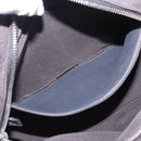 HERMES Her LinePM Hand Bag Canvas Gray Silver Auth 203181A-21