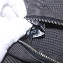 HERMES Her LinePM Hand Bag Canvas Gray Silver Auth 203181A-22