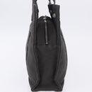 HERMES Her LinePM Hand Bag Canvas Gray Silver Auth 203181A-4