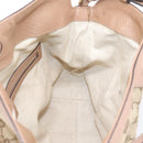 GUCCI GG Canvas Hand Bag 2way Beige Gold 353120 Auth 203182A-19