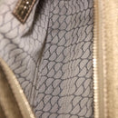 CARTIER Shoulder Bag Suede Green Gold Auth 203184V-24