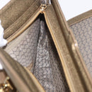 CARTIER Shoulder Bag Suede Green Gold Auth 203184V-25