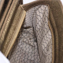 CARTIER Shoulder Bag Suede Green Gold Auth 203184V-29