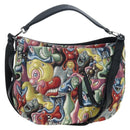 Christian Dior Saddle Bag Jacquard 2way Kenny Schaaf Multicolor Auth 203185SAM-1