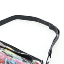 Christian Dior Saddle Bag Jacquard 2way Kenny Schaaf Multicolor Auth 203185SAM-15