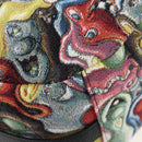 Christian Dior Saddle Bag Jacquard 2way Kenny Schaaf Multicolor Auth 203185SAM-18