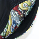 Christian Dior Saddle Bag Jacquard 2way Kenny Schaaf Multicolor Auth 203185SAM-21