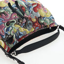Christian Dior Saddle Bag Jacquard 2way Kenny Schaaf Multicolor Auth 203185SAM-6