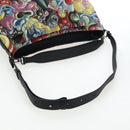 Christian Dior Saddle Bag Jacquard 2way Kenny Schaaf Multicolor Auth 203185SAM-8