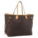 LOUIS VUITTON Monogram Neverfull GM Tote Bag M40157 LV Auth 203186V-1