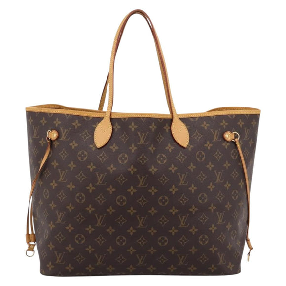 LOUIS VUITTON Monogram Neverfull GM Tote Bag M40157 LV Auth 203186V