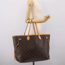LOUIS VUITTON Monogram Neverfull GM Tote Bag M40157 LV Auth 203186V-22