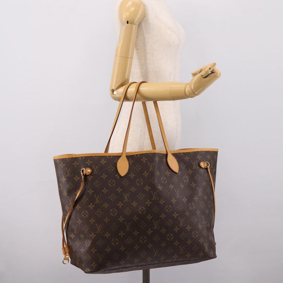 LOUIS VUITTON Monogram Neverfull GM Tote Bag M40157 LV Auth 203186V