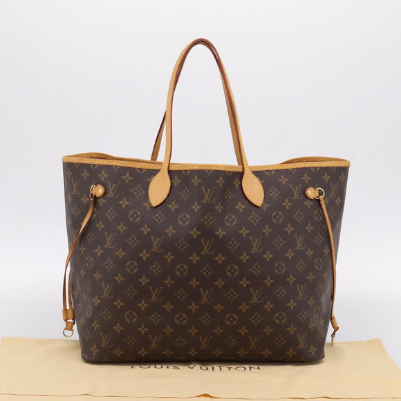LOUIS VUITTON Monogram Neverfull GM Tote Bag M40157 LV Auth 203186V