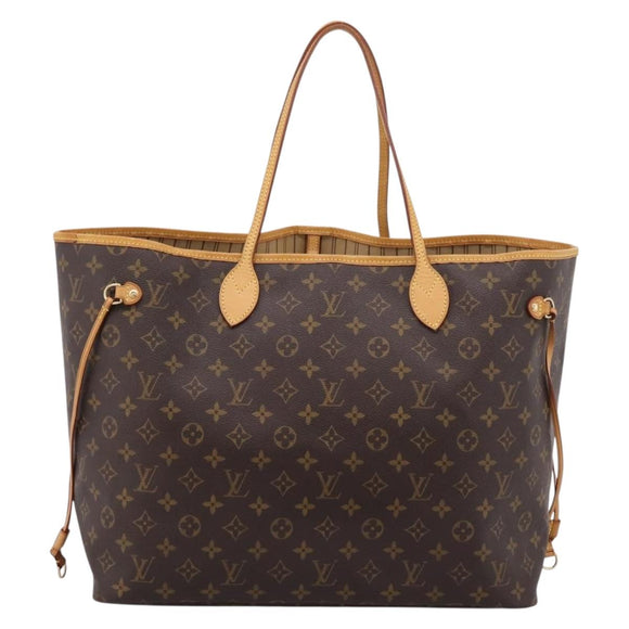 LOUIS VUITTON Monogram Neverfull GM Tote Bag M40157 LV Auth 203186V