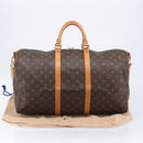 LOUIS VUITTON Monogram Keepall Bandouliere 50 Boston Bag M41416 LV Auth 203189V-12
