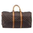 LOUIS VUITTON Monogram Keepall Bandouliere 50 Boston Bag M41416 LV Auth 203189V-2