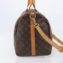 LOUIS VUITTON Monogram Keepall Bandouliere 50 Boston Bag M41416 LV Auth 203189V-3